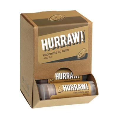 Hurraw! Organic Lip Balm Chocolate 4.8g x 24 Display